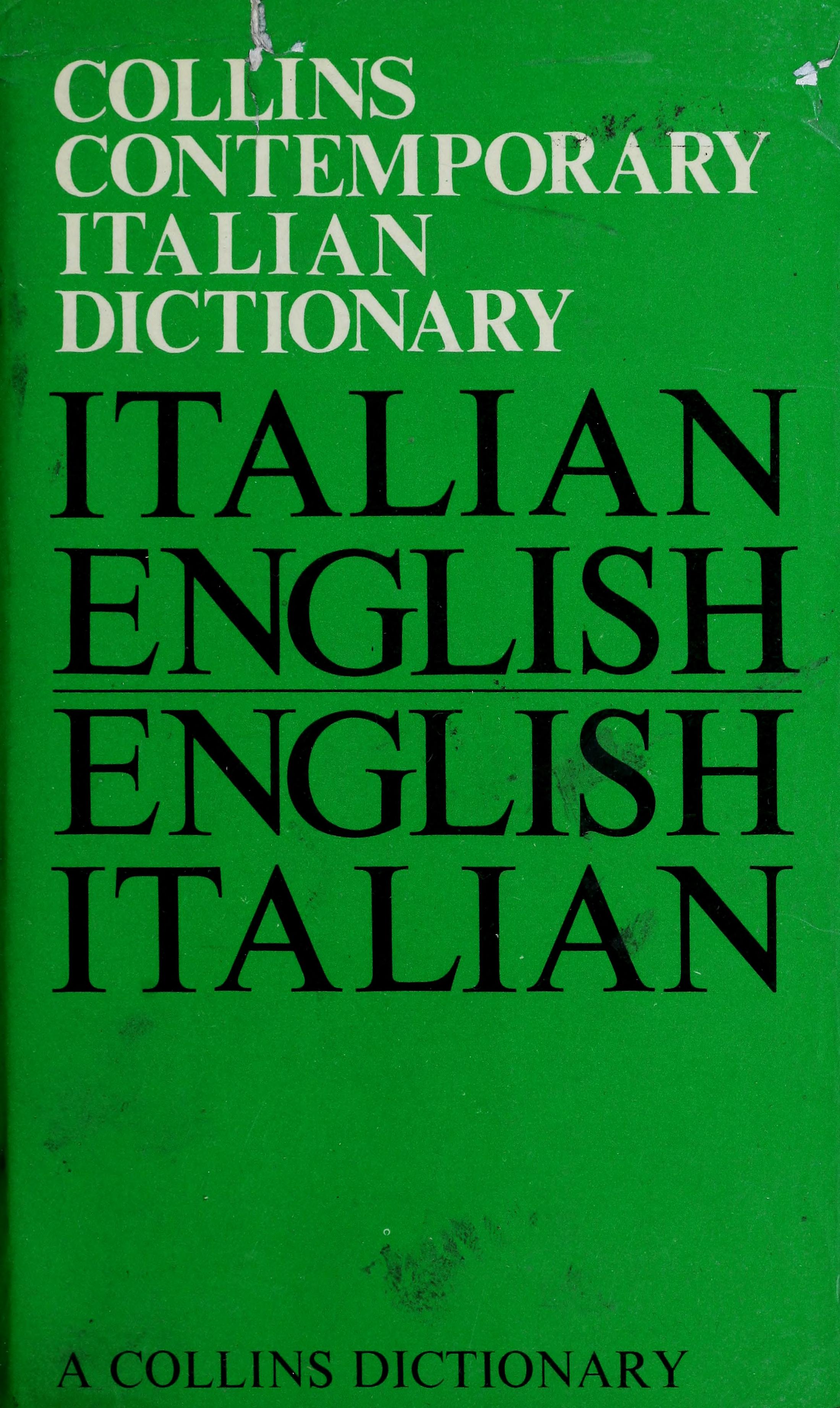 Collins Contemporary Italian Dictionary