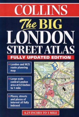 London Big Street Atlas Collins