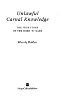 Unlawful carnal knowledge