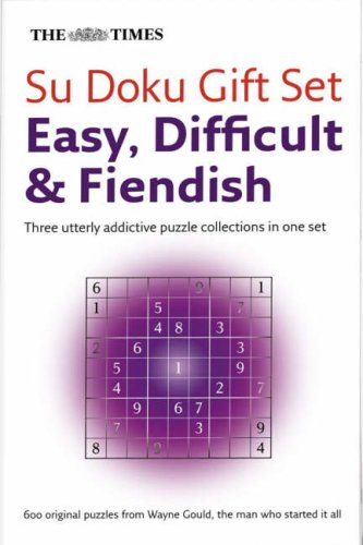 The Times Su Doku Giftset: Easy, Difficult, Fiendish