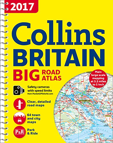 2017 Collins Big Road Atlas Britain