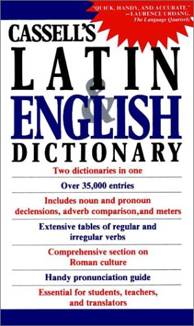 Cassell'S Concise Latin-English, English-Latin Dictionary