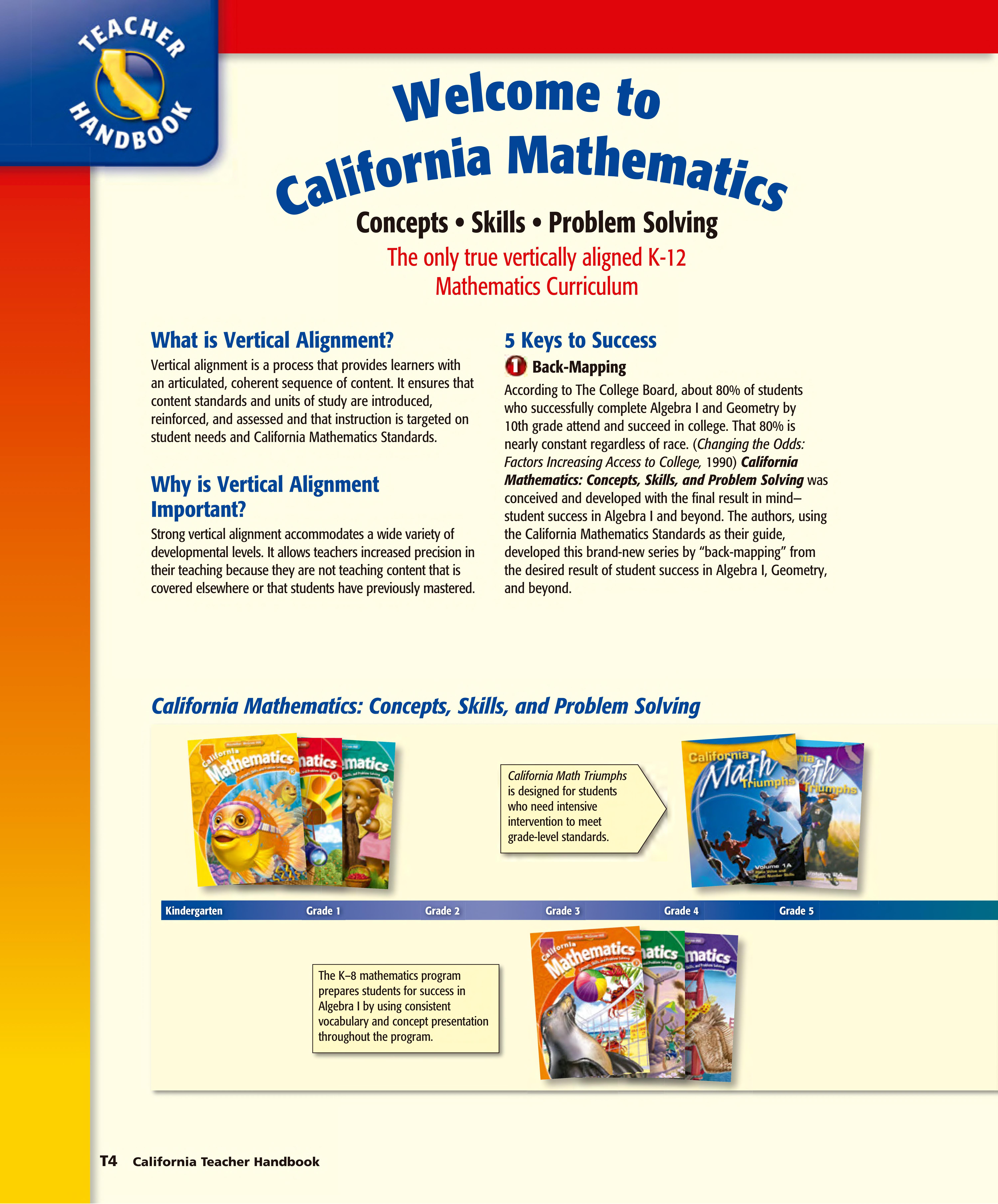 California Mathematics Grade 4