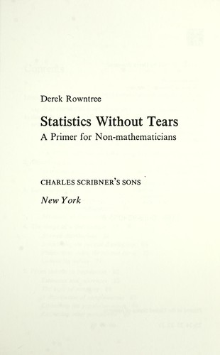 Statistics Without Tears