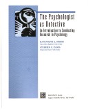 Psychologist as Detective, The: An Introduction to Conducting Research in Psychology