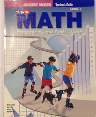 Math Explorations and Applications: Enrichment Workbook Teacher's Guide