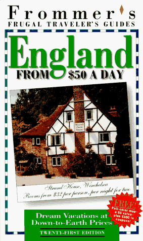 England From $50 A Day: Book And Map