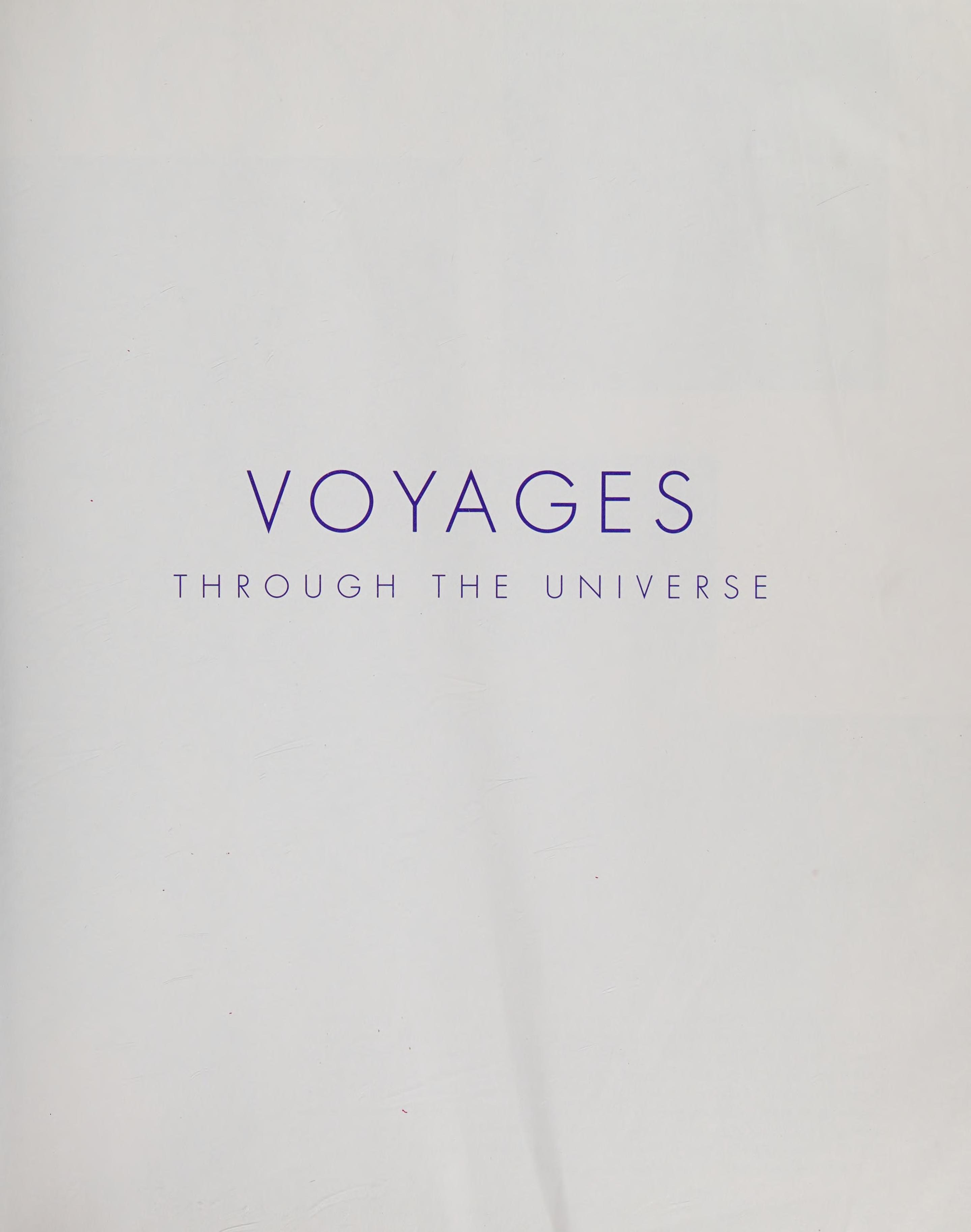 Voyages Through the Universe