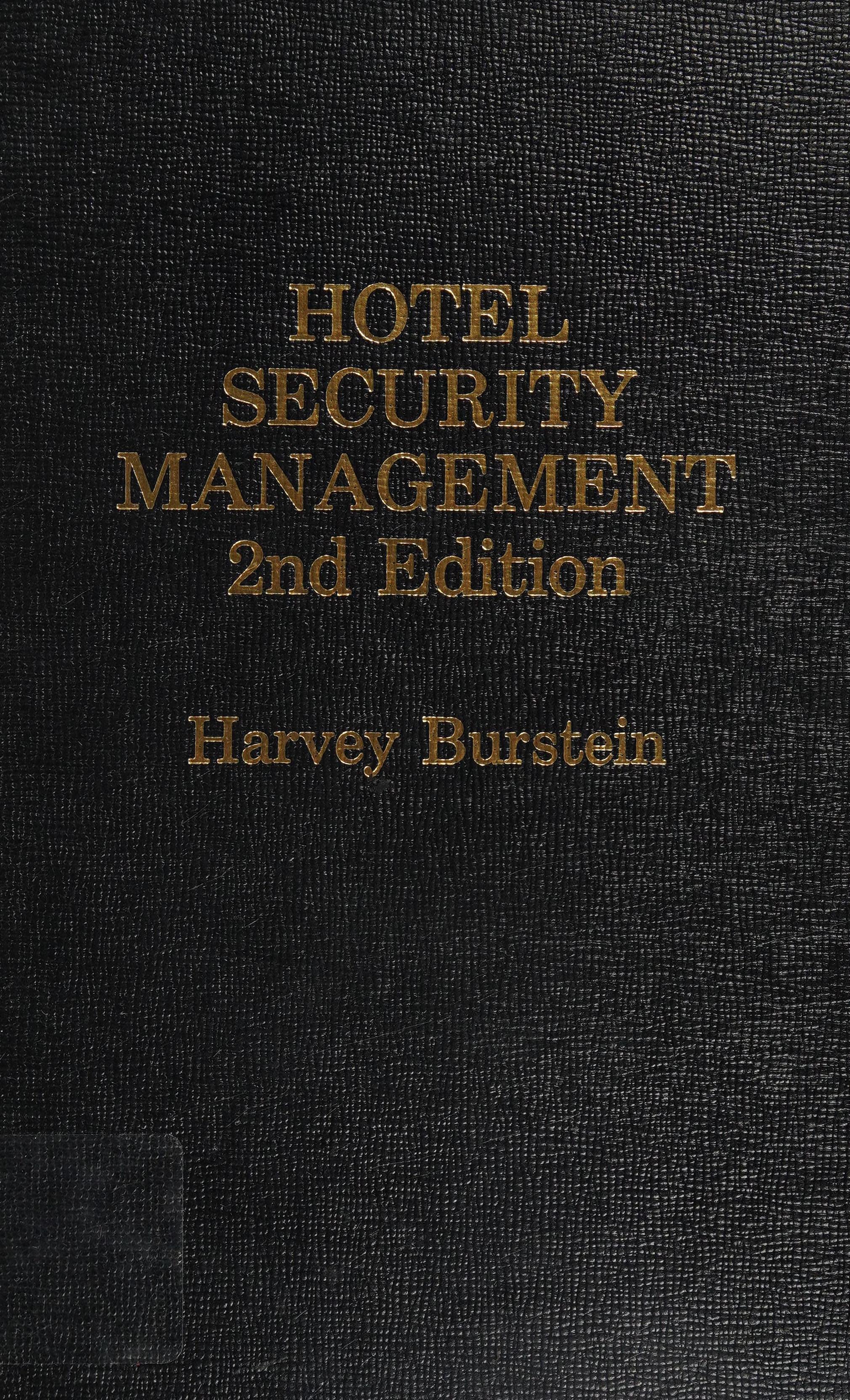 Hotel security management