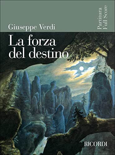 Partitions classique RICORDI VERDI G. LA FORZA DEL DESTINO CONDUCTEUR Grand format