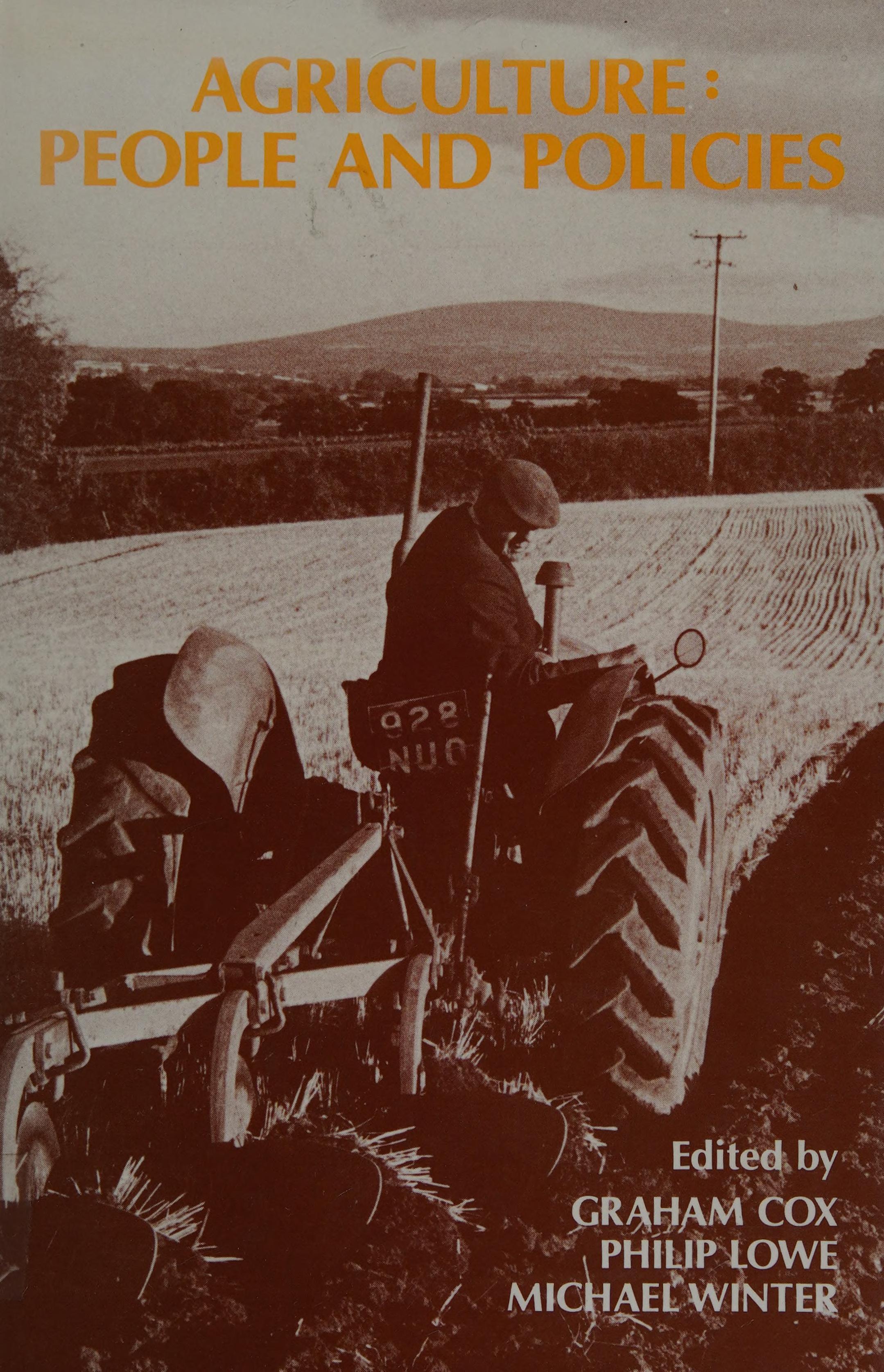 Agriculture--People and Policies