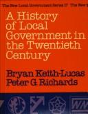 History of Local Government in the Twentieth Century