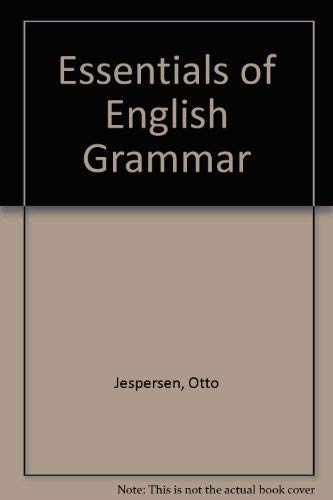 Essentials Of English Grammar