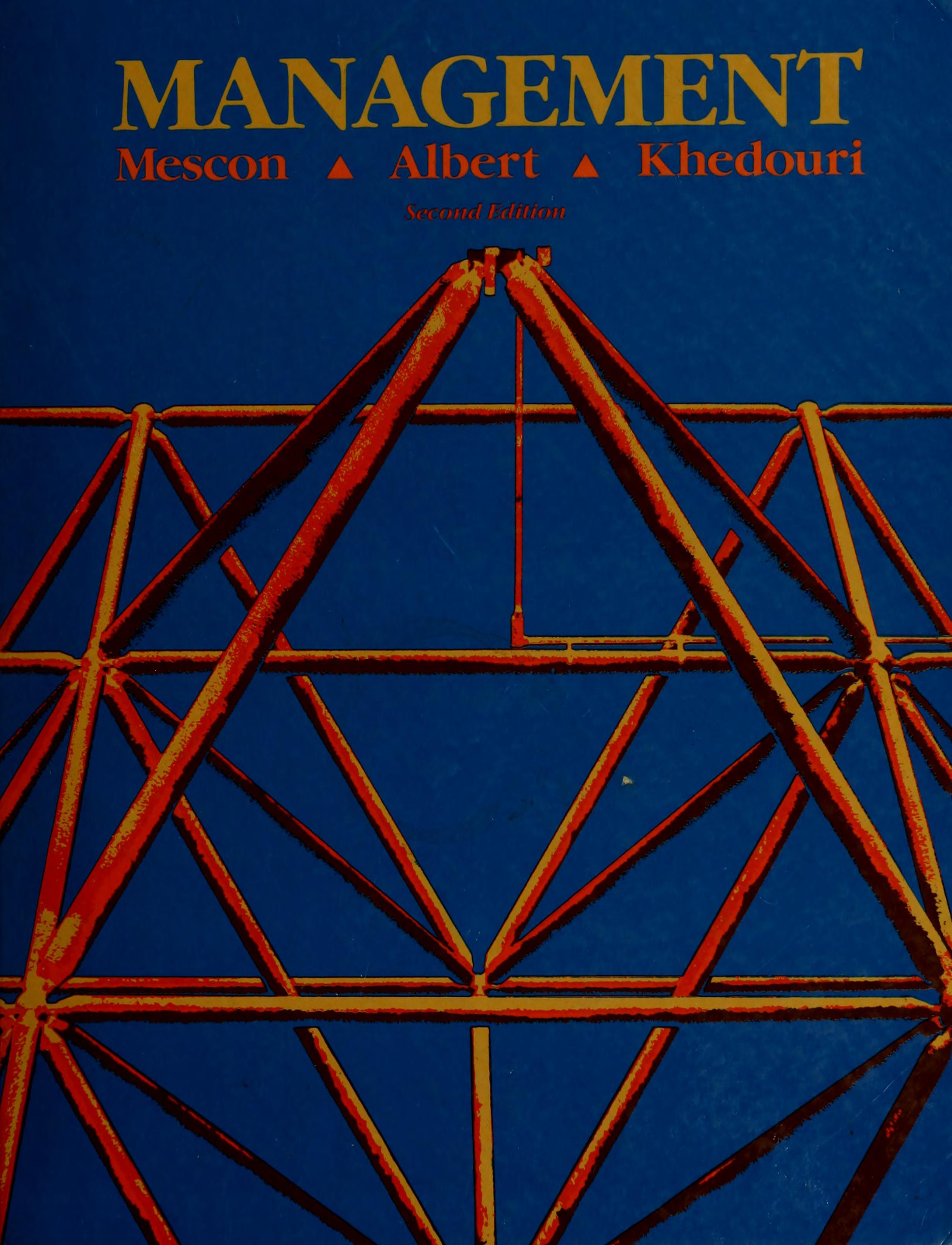 Management: Individual and Organizational Effectiveness
