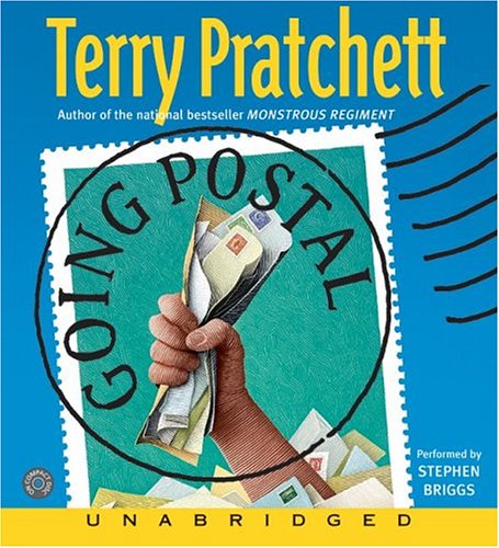 Going Postal by Terry Prachett, ISBN 9780060740887