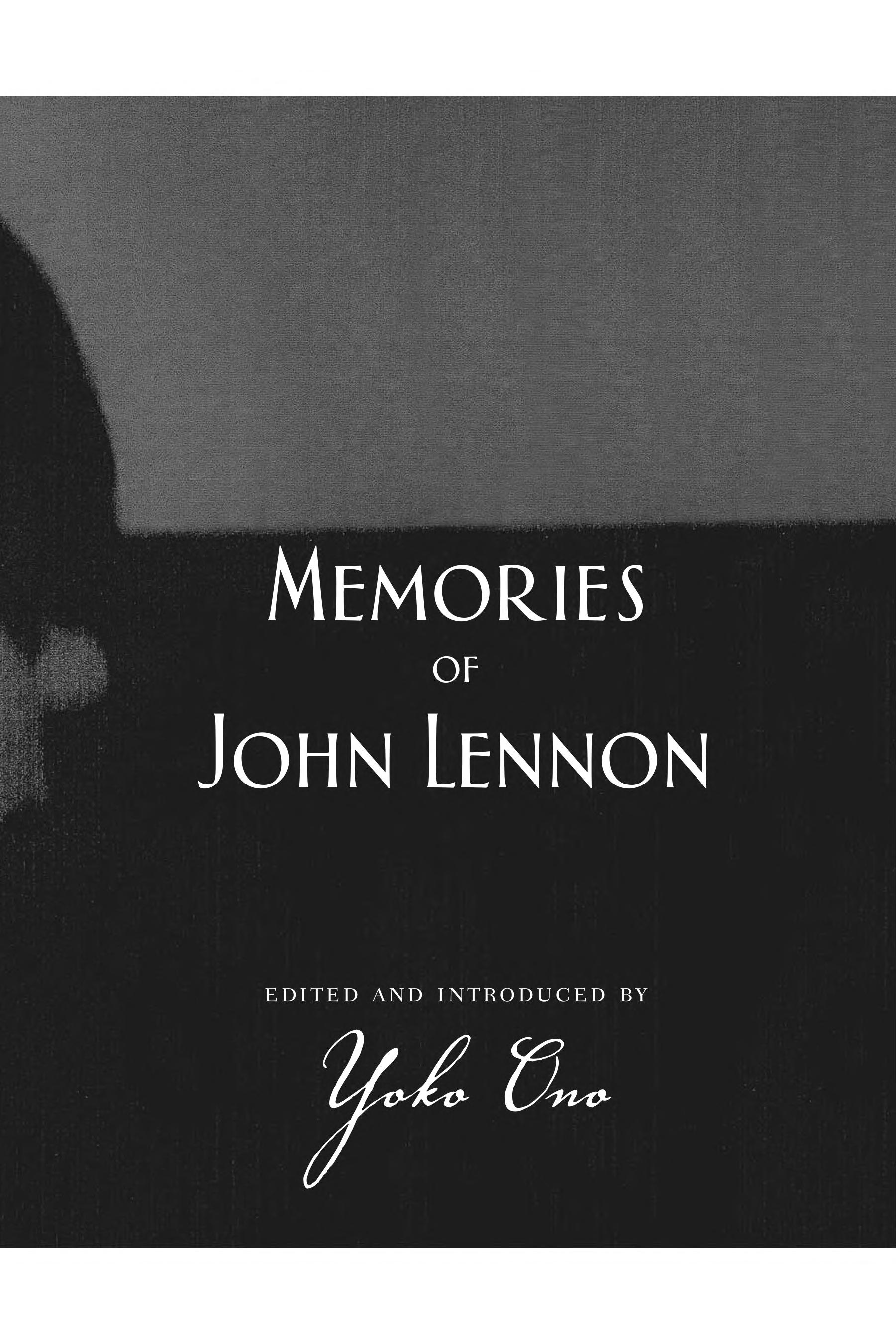 Memories Of John Lennon
