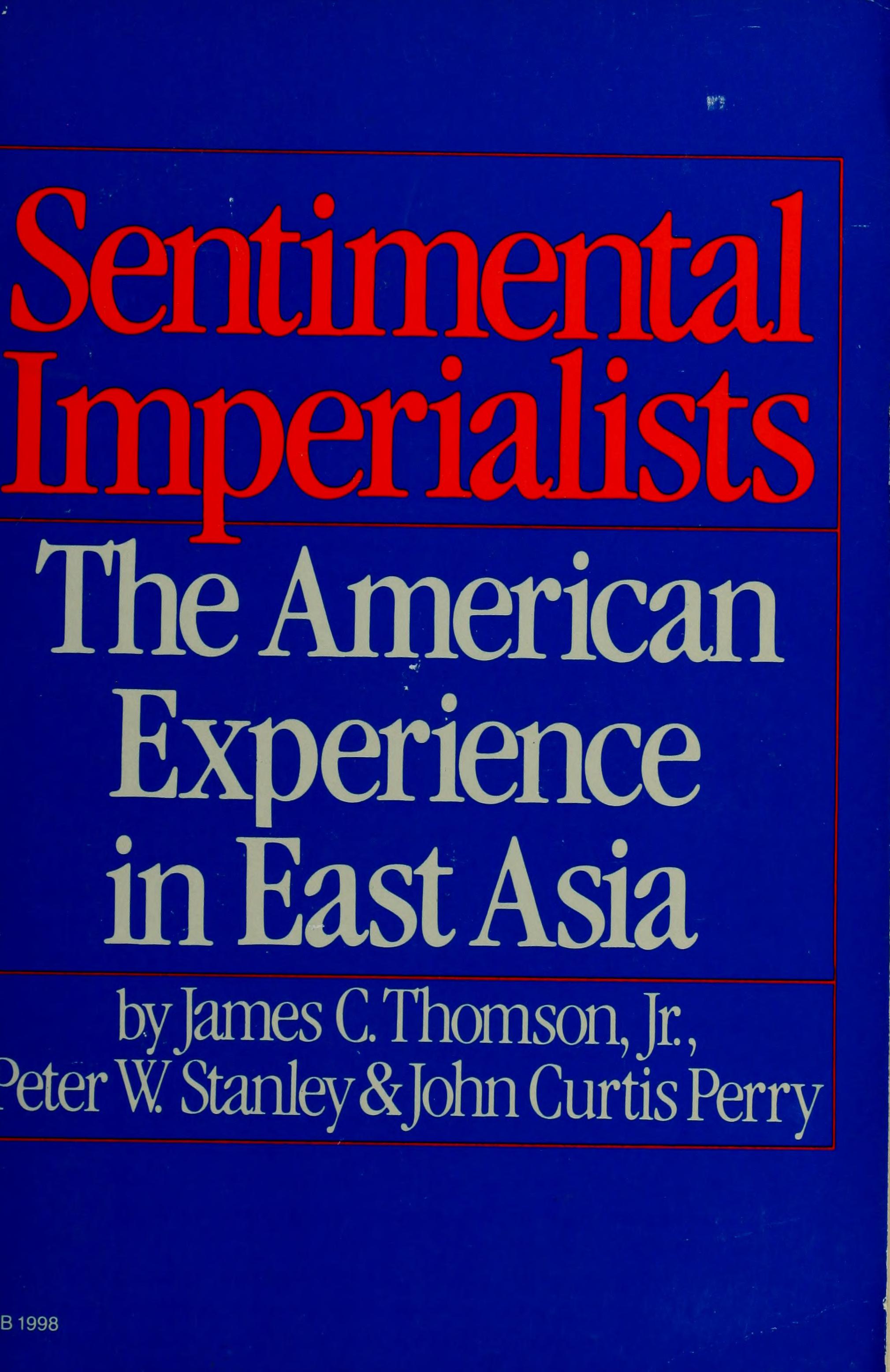 Sentimental Imperialists