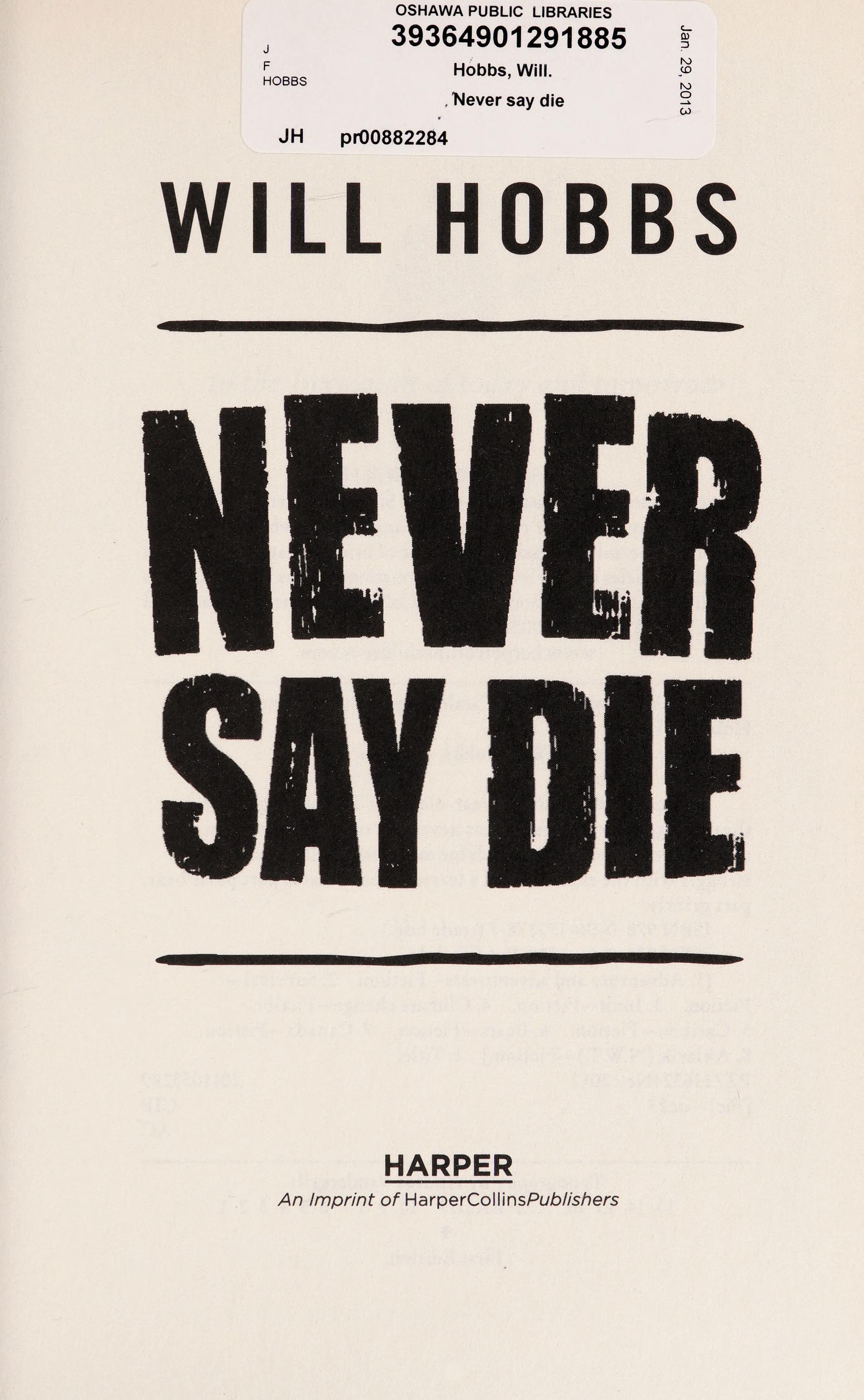 Never Say Die