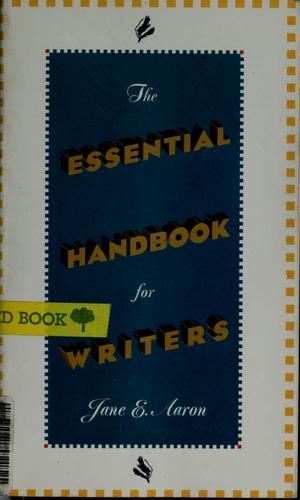 The Essential Handbook for Writers