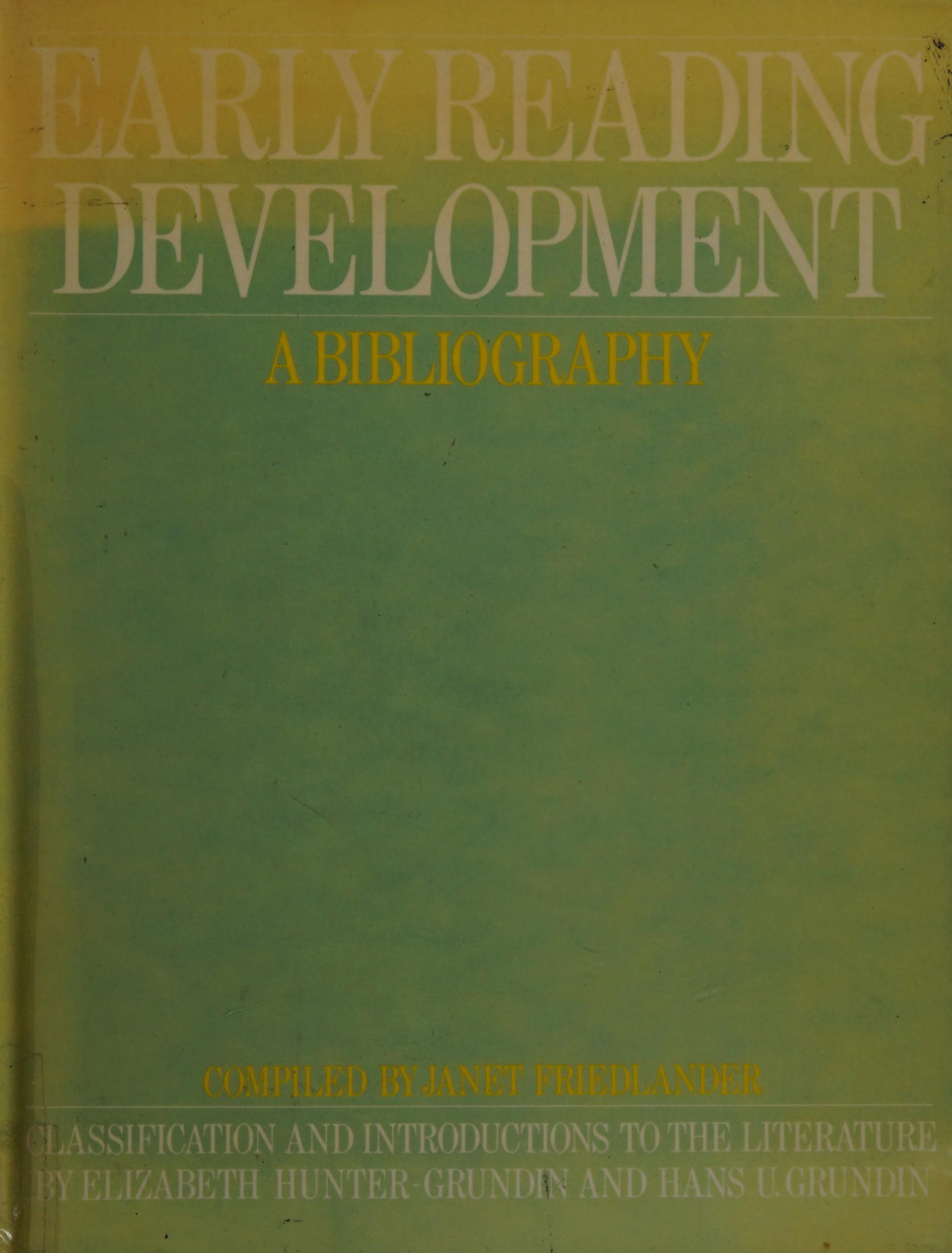 Early Reading Development
