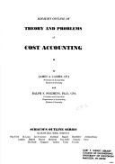 Schaum's Outline of Theory and Problems of Cost Accounting