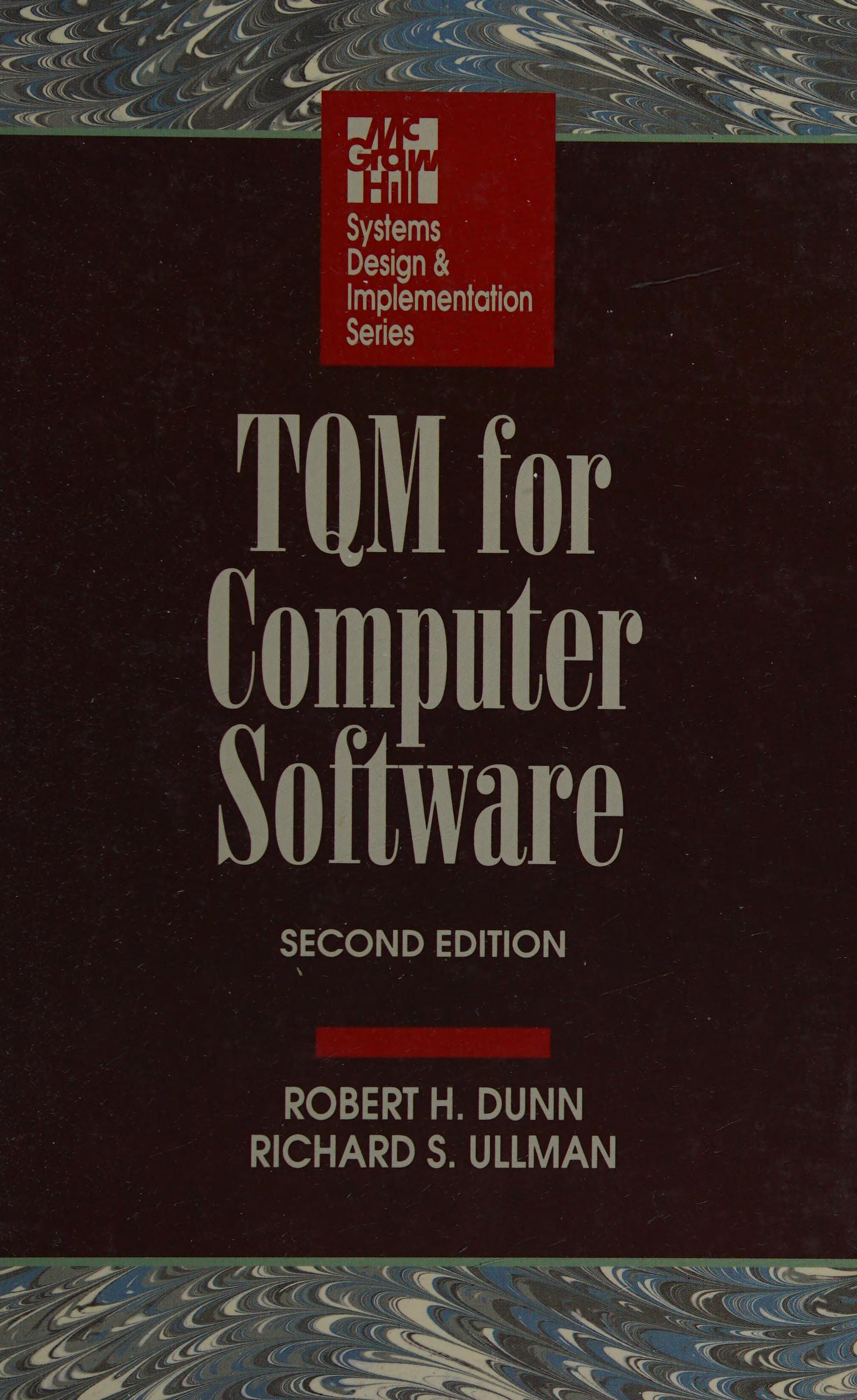 Tqm for Computer Software