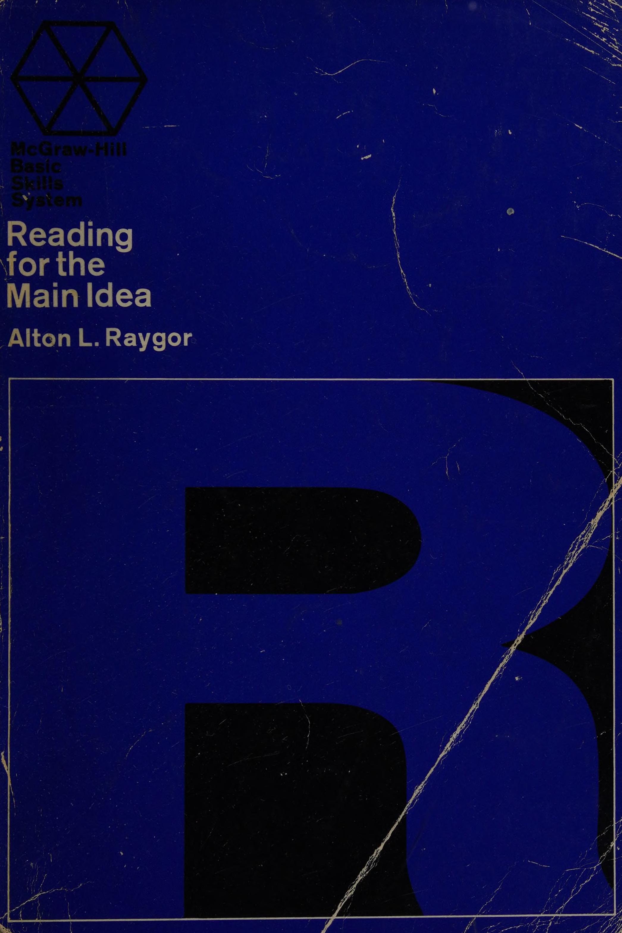 Reading For The Main Idea