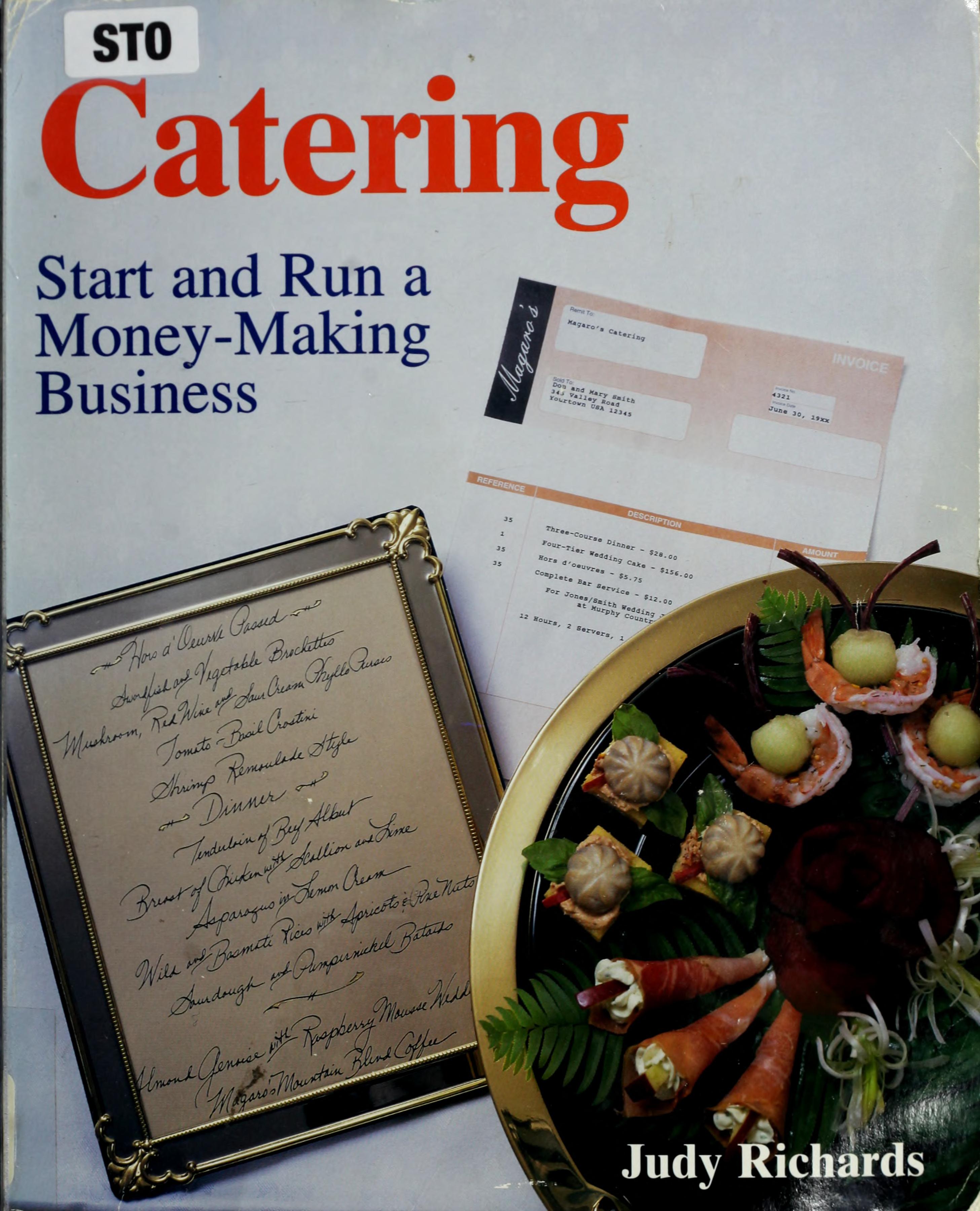Catering: Start and Run a Money-Making Business