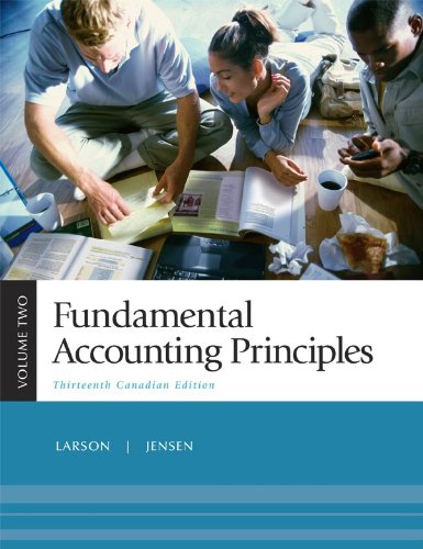 Fundamental Accounting Principles, Volume 2, Thirteenth CDN Edition With Connect Access Card