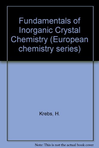 Fundamentals Of Inorganic Crystal Chemistry