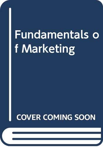 Fundamentals of Marketing