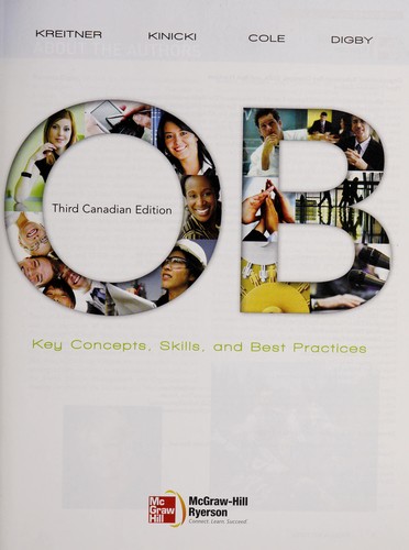 Organizational Behaviour, Third CDN Edition