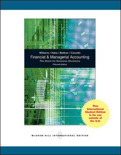 Financial and Managerial Accounting