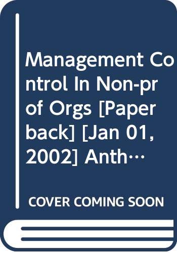 Management Control in Non-Prof Orgs