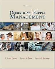 Operations and Supply Management the Core