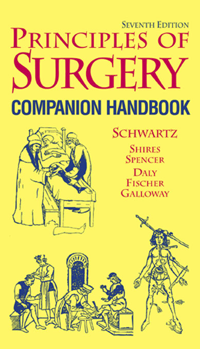 Principles Of Surgery, Companion Handbook