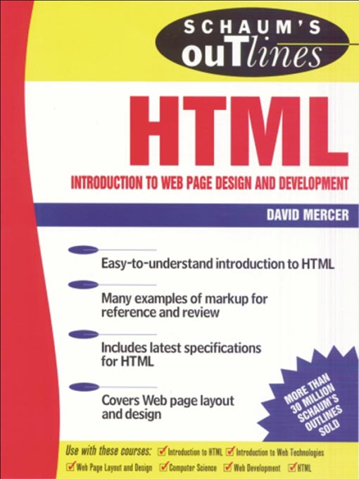 Schaum'S Outline Of Html