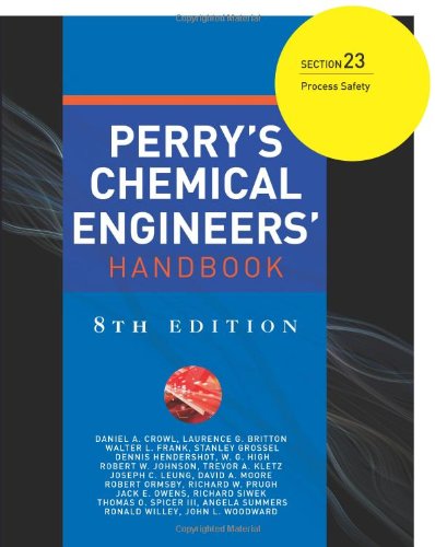 Perry'S Chemical Engineers' Handbook 8/E Section 23:Process Safety