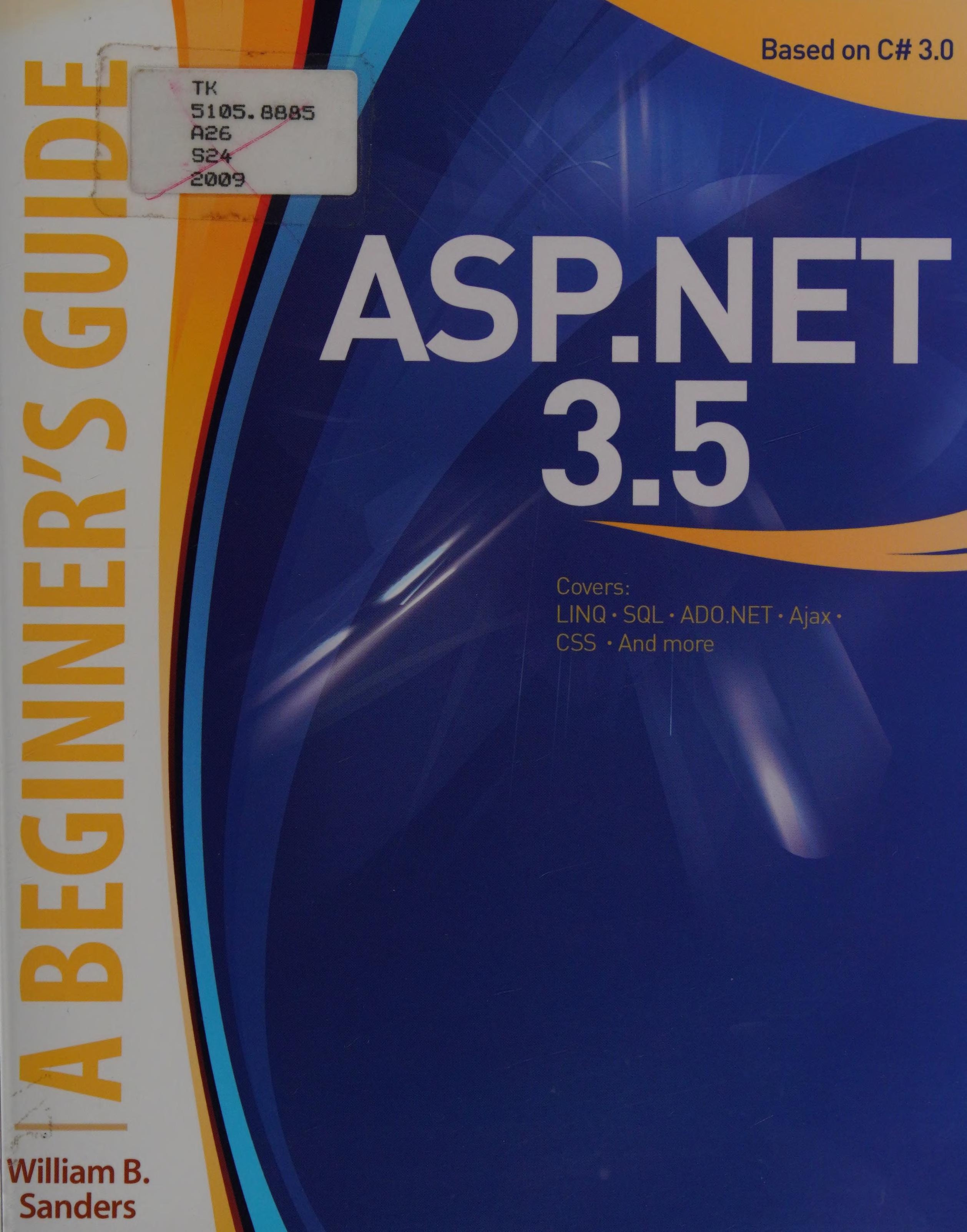 ASP.NET 3.5: A Beginner'S Guide