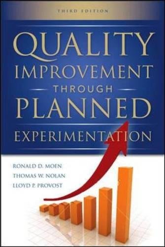 Quality Improvement Through Planned Experimentation 3/E