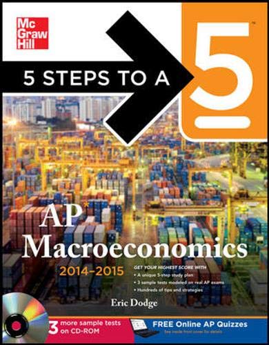 5 Steps To A 5 Ap Macroeconomics With Cd-Rom, 2014-2015 Edition