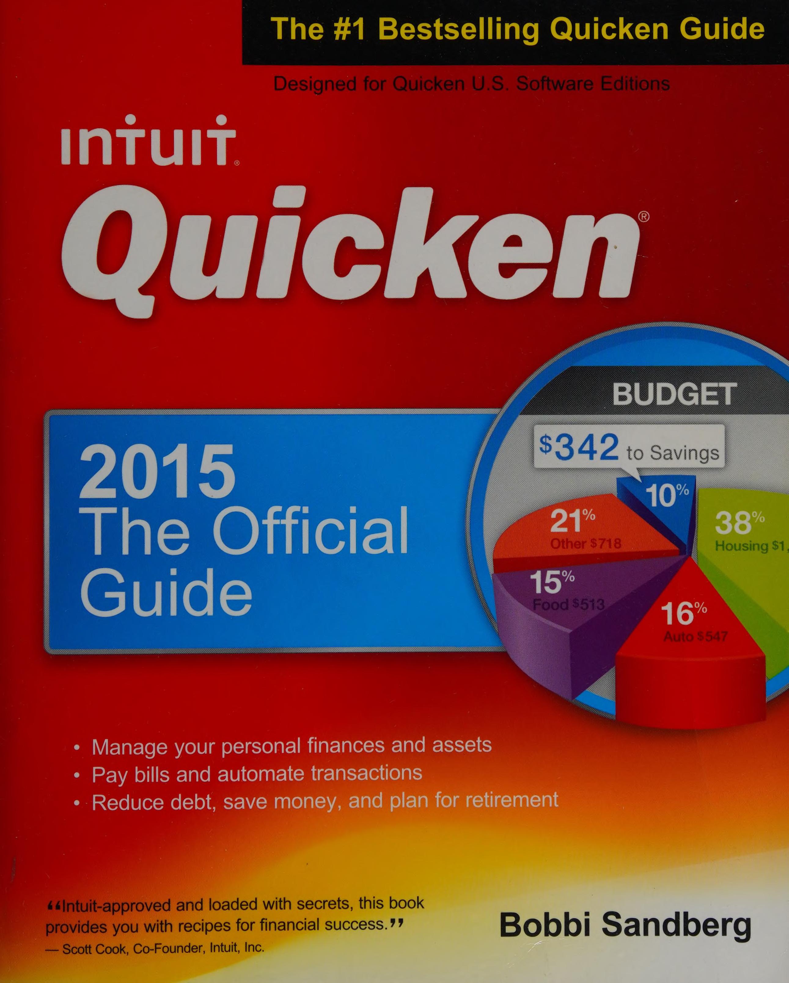 Quicken 2015 The Official Guide