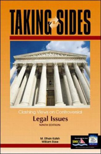 Taking Sides: Clashing Views On Controversial Legal Issues