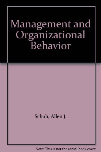 Management And Organizational Behavior