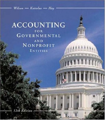 Accounting For Governmental And Nonprofit Entities With City Of Smithville Package