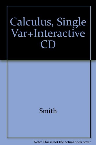 Calculus, Single Var+Interactive CD