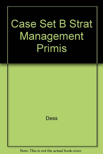 Case Set B Strat Management Primis