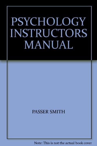 Psychology Instructors Manual