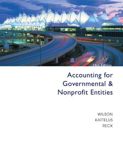 Accounting For Governmental And Nonprofit Entities With City Of Smithville CD-ROM
