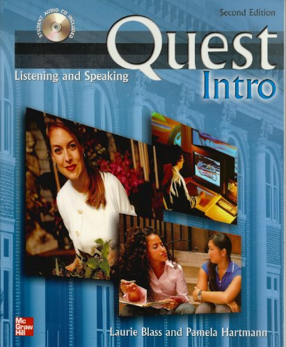 Quest Listening and Speaking Intro Student Book with Audio Highlights, 2nd Edition